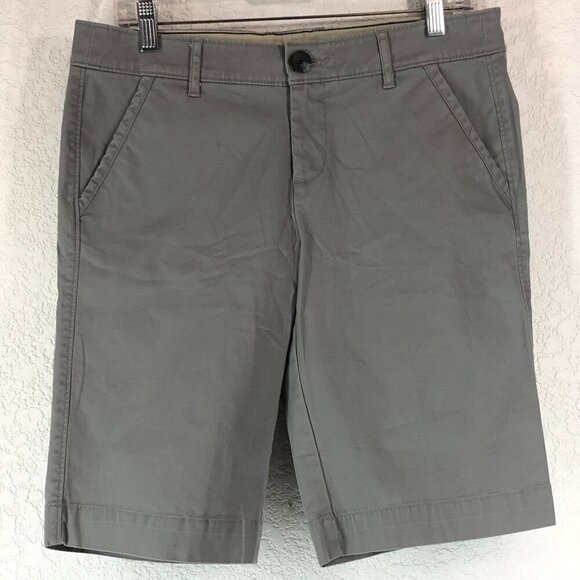Eddie Bauer Gray Shaw Bermuda Shorts Size 6 - Picture 1 of 6